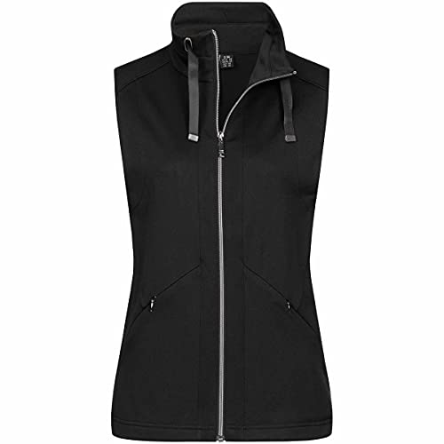 LPO Jennifer II Damen Sport Freizeit Weste Übergröße, Schwarz, 46 von Linea Primero