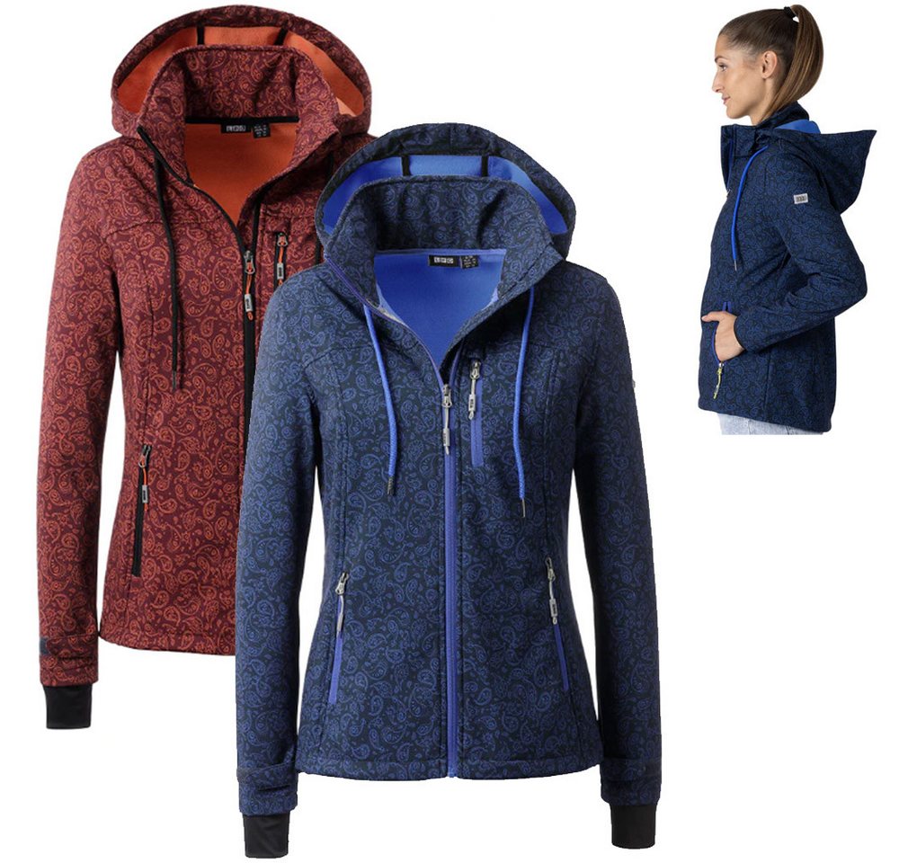 Linea Primero Hardshelljacke LPO - 3 Lagen Softshell Stretch Jacke Fleecefutter und Kapuze - Sarina von Linea Primero