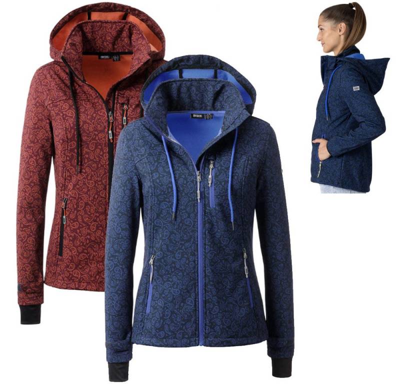 Linea Primero Hardshelljacke LPO - 3 Lagen Softshell Stretch Jacke Fleecefutter und Kapuze - Sarina von Linea Primero
