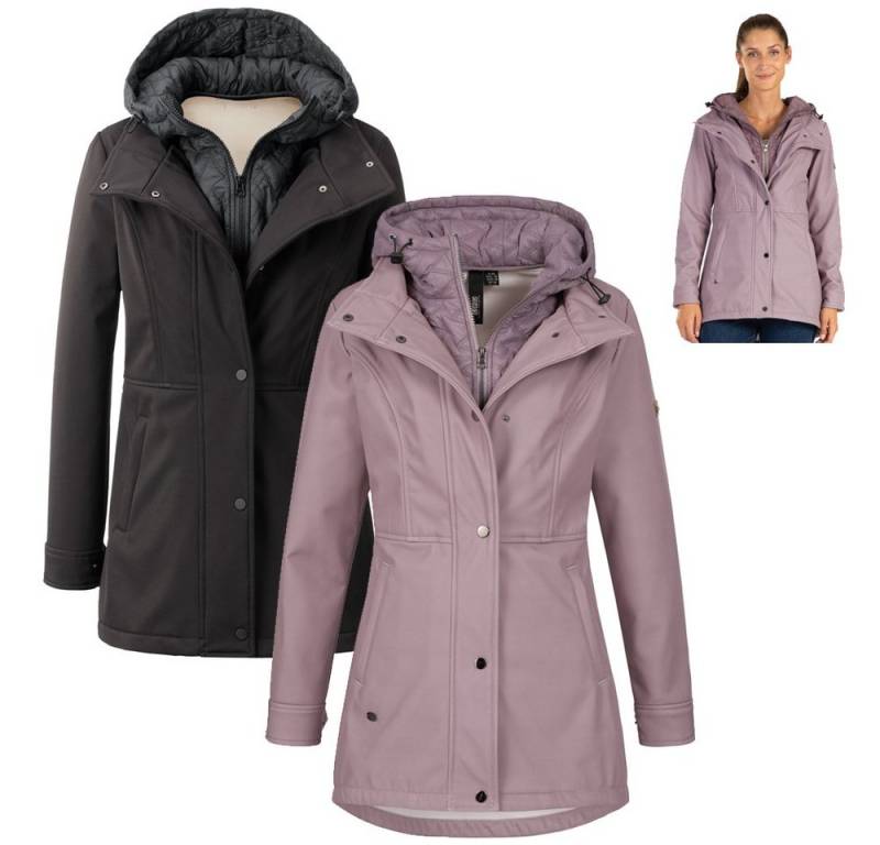 Linea Primero Hardshelljacke LPO - 3 Lagen Softshelljacke mit Fleecefutter und Steppeinsatz Saskia von Linea Primero