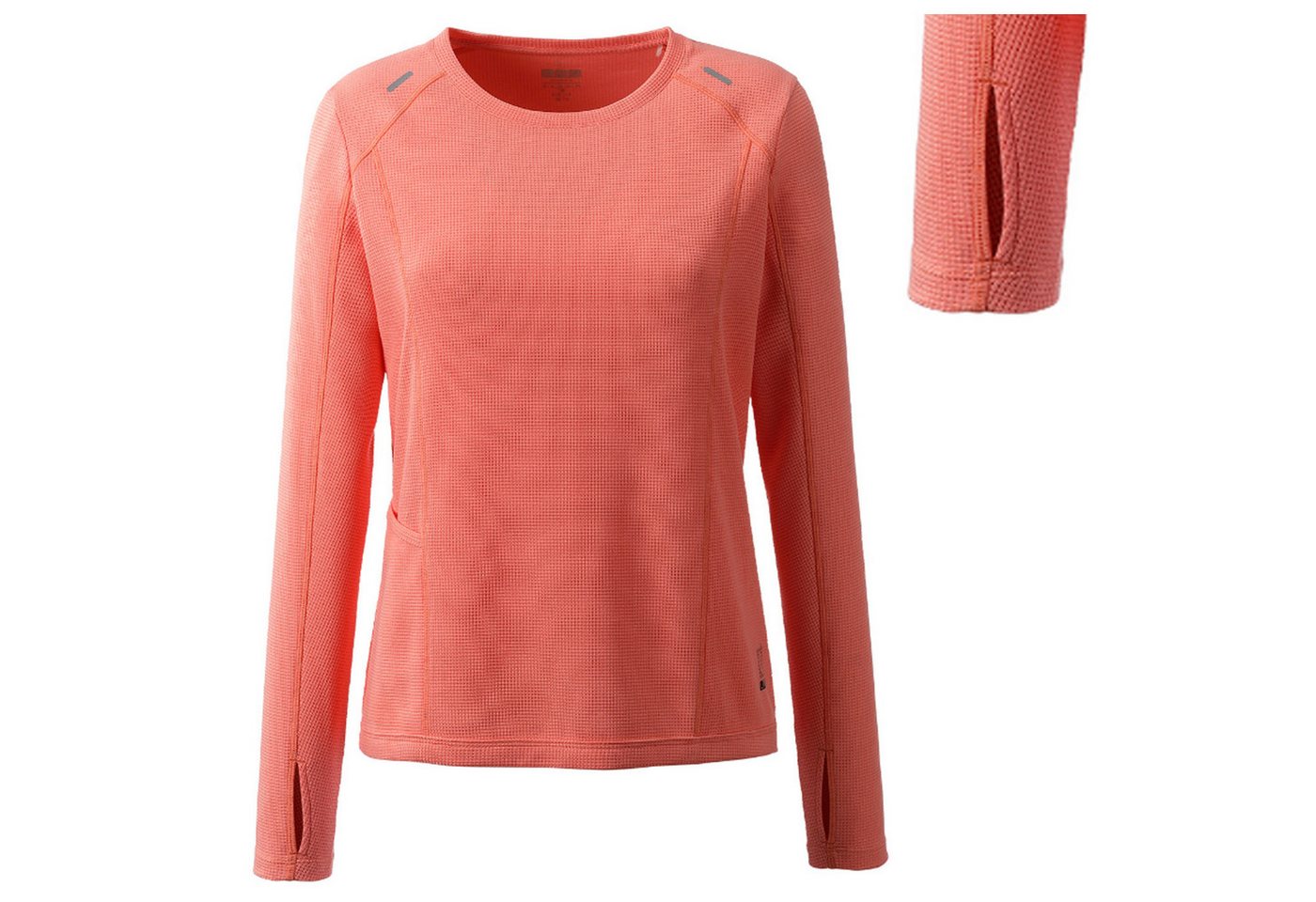 Linea Primero Langarmshirt LPO - funktionelles langarm Stretch Funktions Longshirt Violetta, flam von Linea Primero