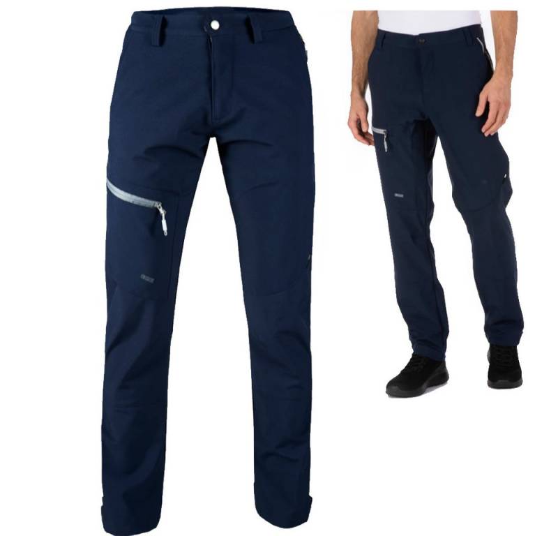 Linea Primero Trainingstights LPO - winddichte, warme 3 Lagen Stretch Softshellhose Tizian, navy von Linea Primero