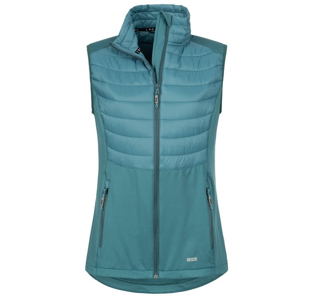 Linea Primero Trekkingjacke LPO - Damen Hybridweste - Eila Steppweste Hybrid, blau von Linea Primero