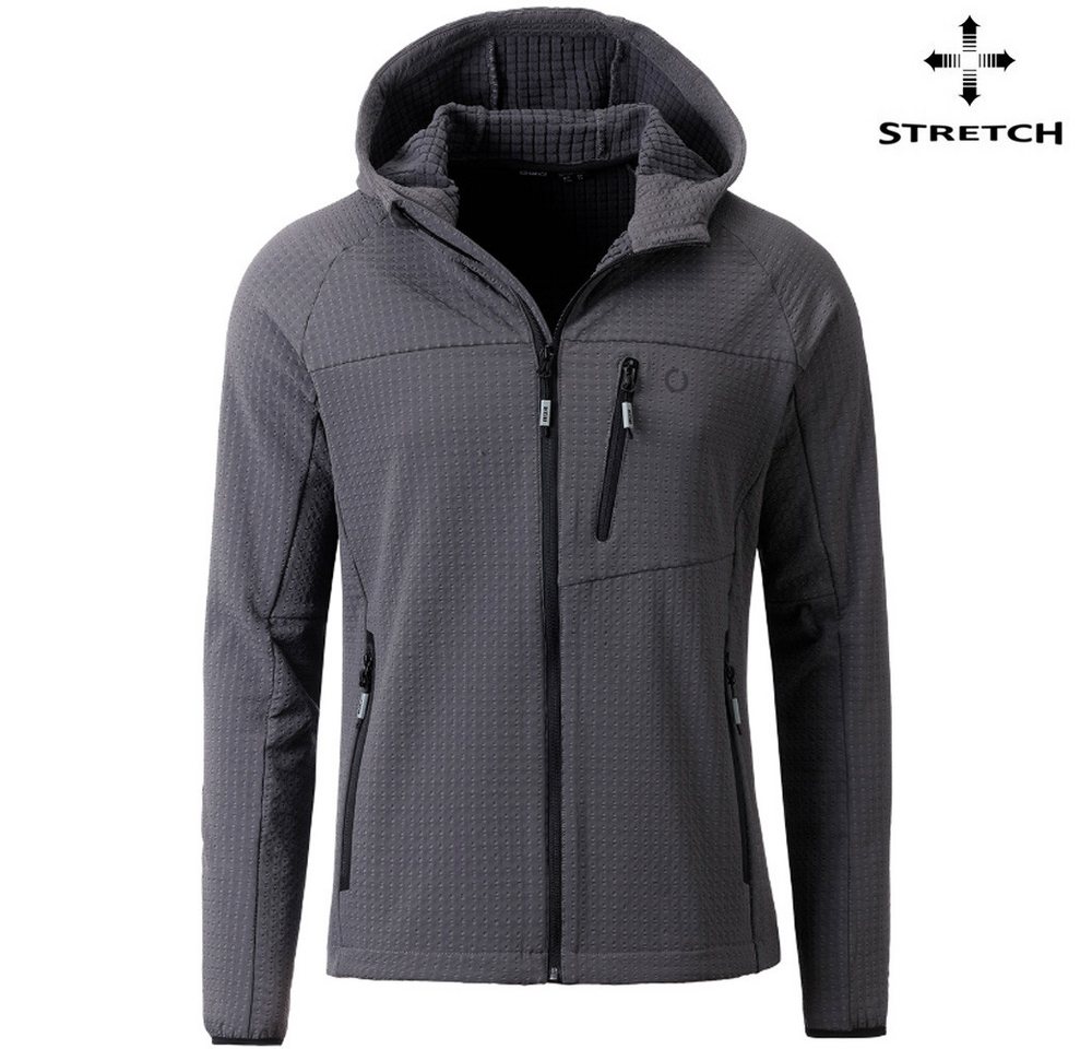 Linea Primero Trekkingjacke LPO - funktionelle, Dibond Softshell Stretch Jacke Hoody, grau Linea Primero Trekkingjacke LPO - funktionelle, Dibond Softshell Stretch Jacke Hoody, grau von Linea Primero