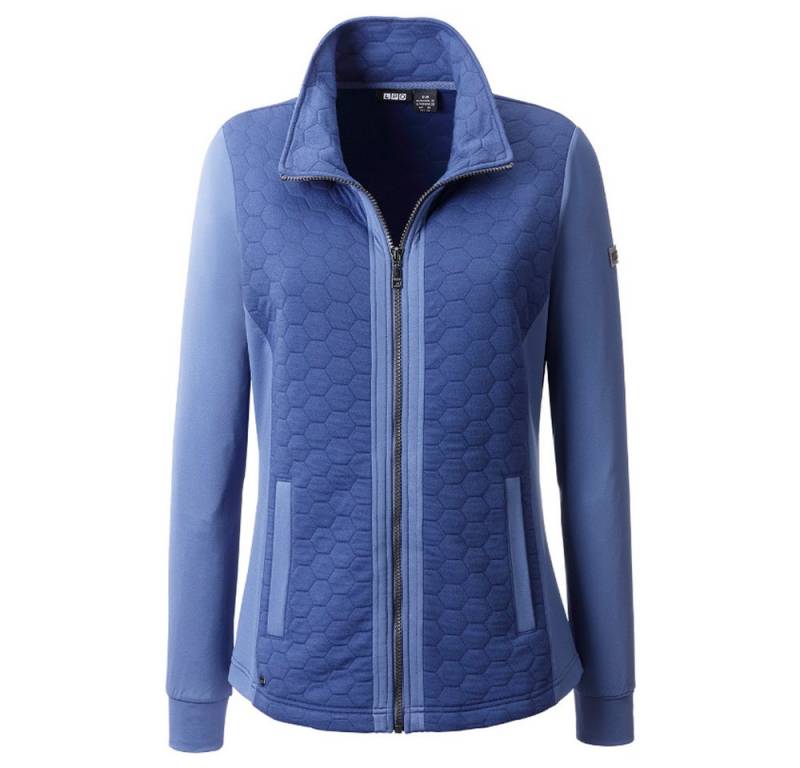 Linea Primero Trekkingjacke LPO - funktionelle, Stretch Hybrid Stepp Fleece Jacke Debora, blau von Linea Primero