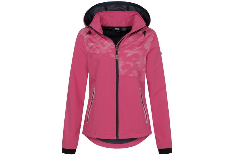 Linea Primero Trekkingjacke LPO - funktionelle 3 Lagen Stretch Softshell Jacke Patricia, pink von Linea Primero