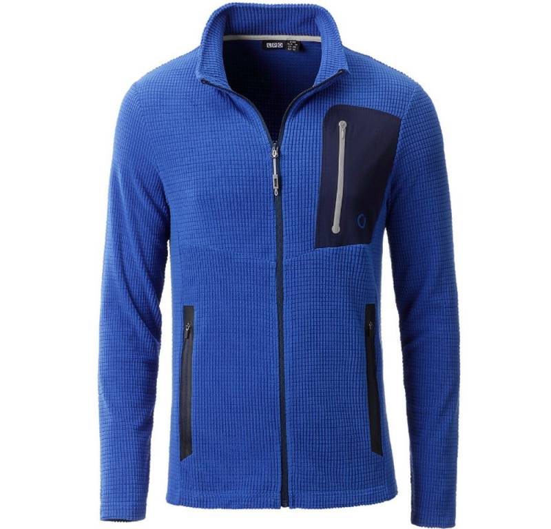 Linea Primero Trekkingjacke LPO - funktionelle Stretch Fleece Jacke Waffelstruktur Sorrel, blau von Linea Primero