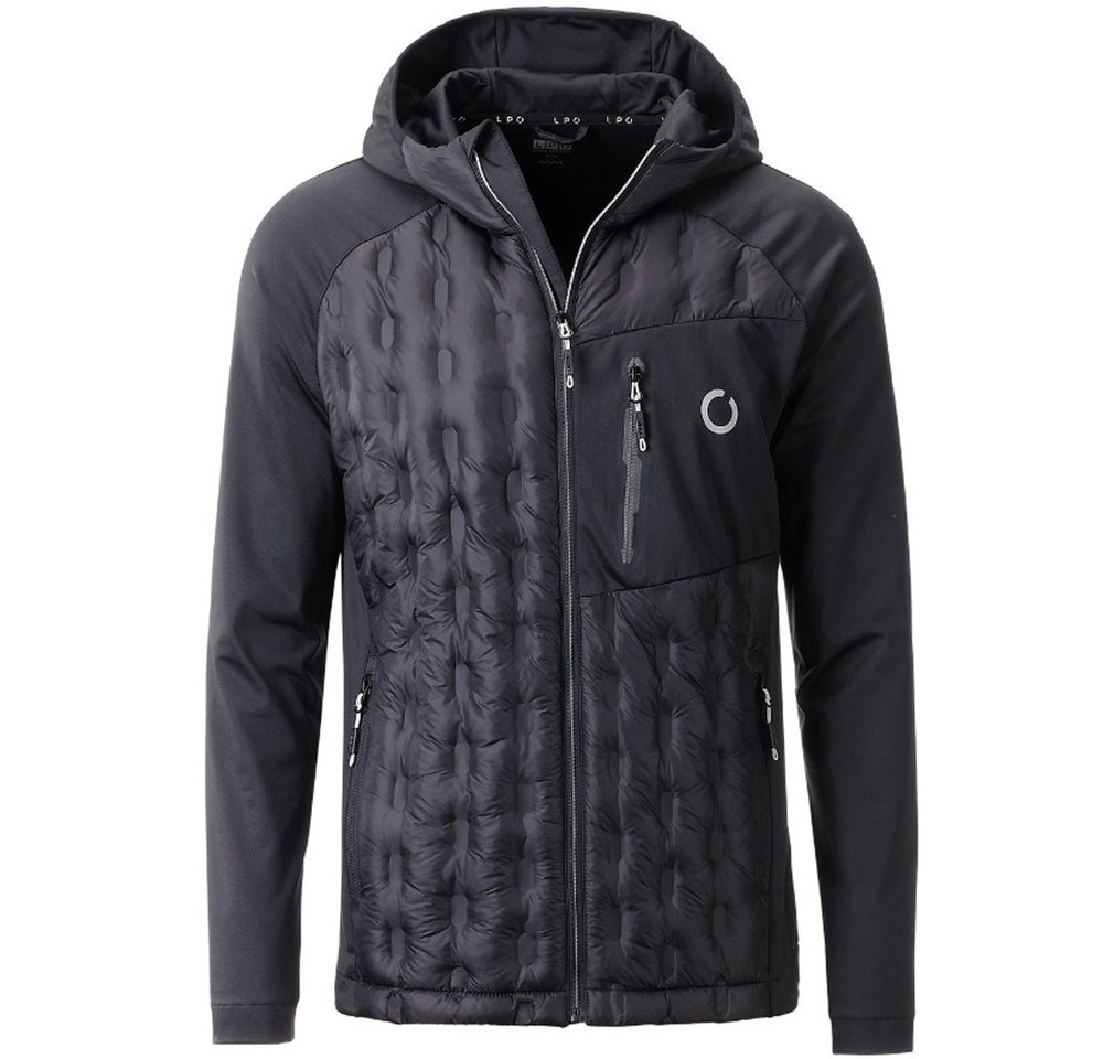 Linea Primero Trekkingjacke LPO - funktionelle Stretch Hybrid Jacke mit Kunstdaune Titus, schwarz von Linea Primero