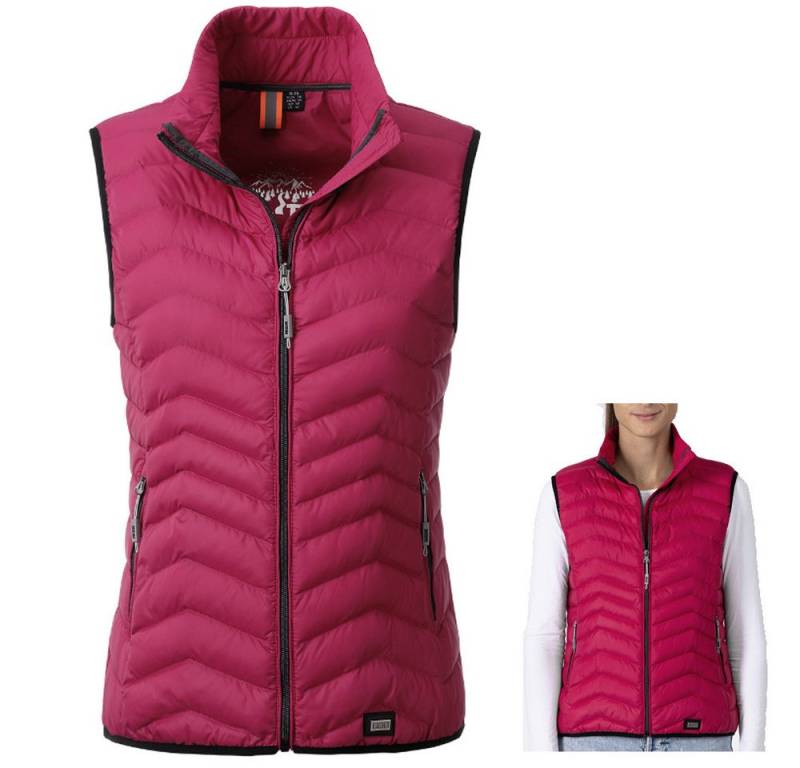 Linea Primero Trekkingjacke LPO - funktionelle wattierte Steppweste Kunstdaunenfüllung Ranja, pink von Linea Primero