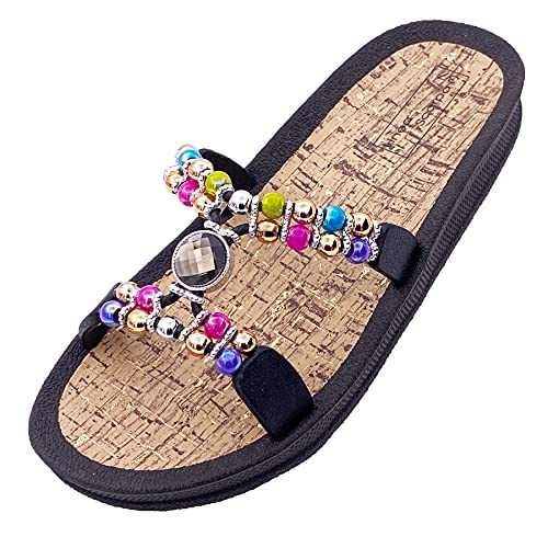 Linea Scarpa Badeschuhe Damen schwarz - Syros - Badepantoletten Frauen - halluxfreundlich mit H-Oberteil Linea Scarpa Badeschuhe Damen schwarz - Syros - Badepantoletten Frauen - halluxfreundlich mit H-Oberteil von Linea Scarpa