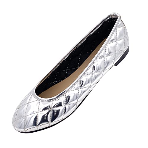 Linea Scarpa Ballerina Mara Klassik (Silber, 37) von Linea Scarpa