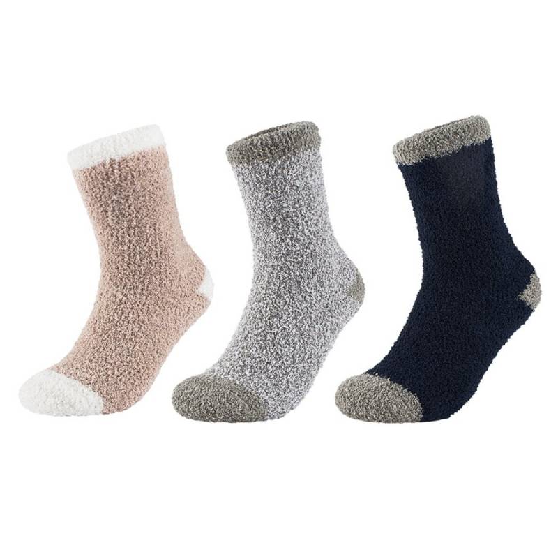 Linea Scarpa Hüttensocken Homey Solid Hüttenschuhe Damen Kuschelsocken Damen Socke Plüsch Hausschuhe von Linea Scarpa