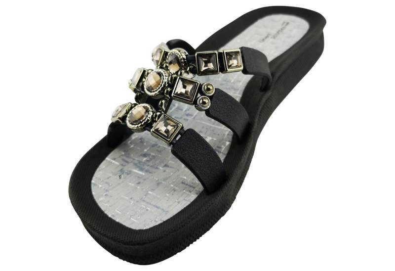 Linea Scarpa Linea Scarpa Damen Fußbett Luxus Badeschuhe Pantolette Thasos Schlappen von Linea Scarpa