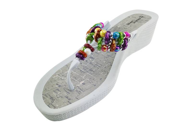 Linea Scarpa Linea Scarpa Damen Zehentrenner Badeschuhe Flip Dianette mit Absatz Badeschuh von Linea Scarpa