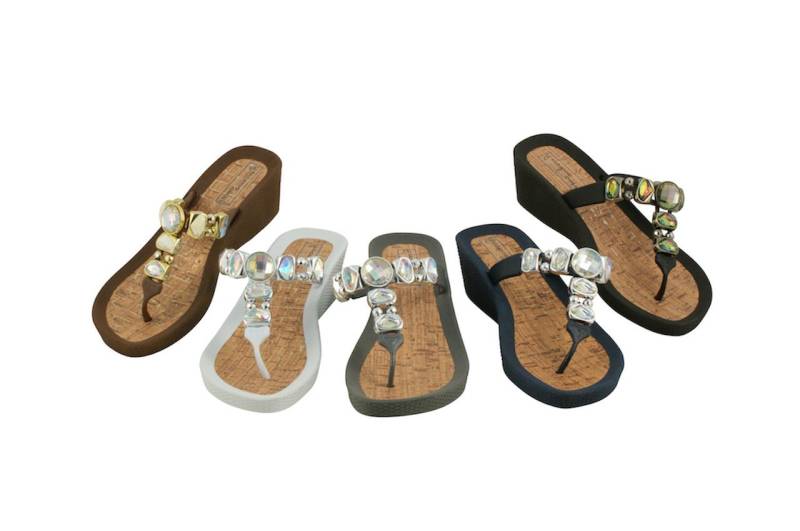 Linea Scarpa Linea Scarpa GRADO Badeschuhe - Zehentrenner Damen modischer Flip mit Schlappen von Linea Scarpa