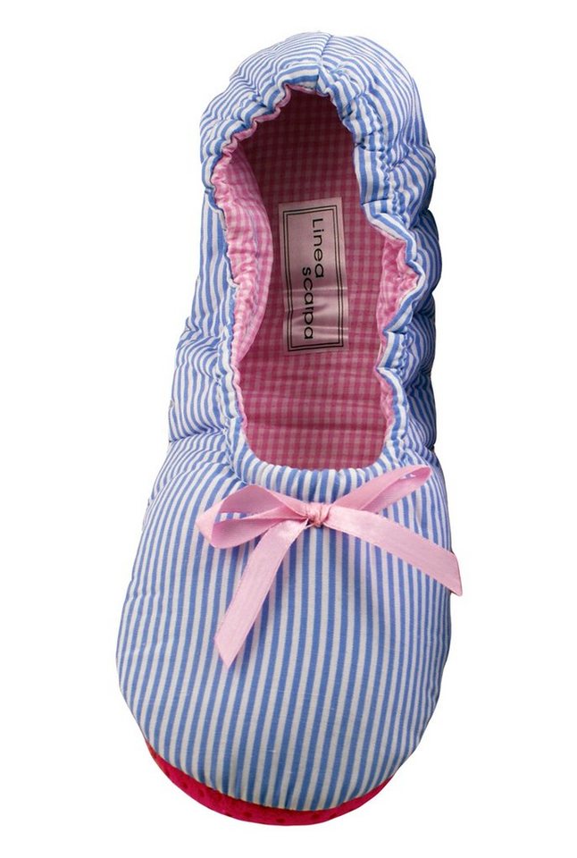 Linea Scarpa Linea Scarpa Sunny Stripes Damen Hausschuh Ballerinas Schlappen von Linea Scarpa