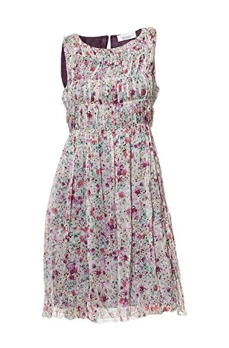 Chiffon-Druckkleid, bunt von Linea Tesini Grösse 38 von Linea Tesini