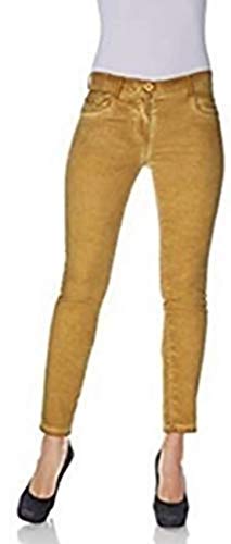 Linea Tesini Hose Röhremhose Damen Gelb Gr. 40 von Linea Tesini