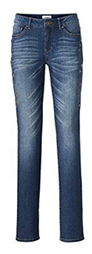 Linea Tesini Jeans Röhrenjeans Damen Blue Denim Gr. 36 von Linea Tesini