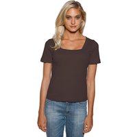 Witt Weiden Damen Carré-Shirt schokobraun von heine