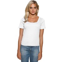 Witt Weiden Damen Carré-Shirt weiß von heine