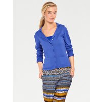 Witt Damen Feinstrickjacke, royalblau von heine