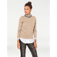 Witt Weiden Damen Rollkragenpullover beige von heine