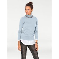 Witt Weiden Damen Rollkragenpullover bleu von heine