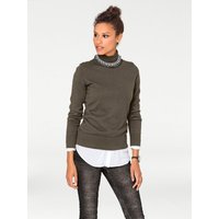 Witt Weiden Damen Rollkragenpullover oliv von heine