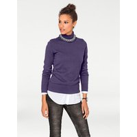 Witt Weiden Damen Rollkragenpullover pflaume von heine