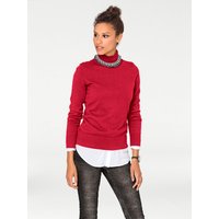 Witt Weiden Damen Rollkragenpullover rot von heine