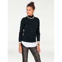 Witt Weiden Damen Rollkragenpullover schwarz von heine