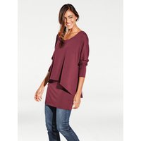 Witt Weiden Damen Rundhals-Shirt bordeaux von heine