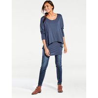 Witt Weiden Damen Rundhals-Shirt jeansblau von heine