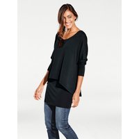 Witt Weiden Damen Rundhals-Shirt schwarz von heine