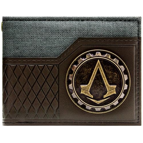 Lineage Assassin's Syndicate Creed Revolution Zahnrad Emblem Geldbörse/Geldbeutel Bi-Fold ID & Karten, Braun Lineage Assassin's Syndicate Creed Revolution Zahnrad Emblem Geldbörse/Geldbeutel Bi-Fold ID & Karten, Braun von Lineage