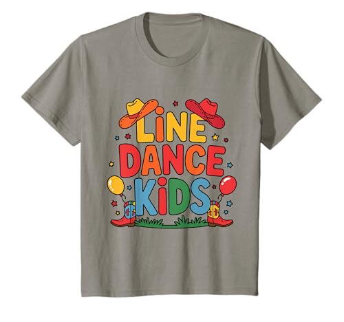 Kinder Line Dance Kinder fröhliche Kinder tanzen T-Shirt Kinder Line Dance Kinder fröhliche Kinder tanzen T-Shirt von Linedance Fröhliche Line Dance Designs für Kinder