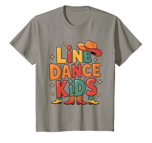 Kinder Line Dance Kinder fröhliche Kinder tanzen T-Shirt Kinder Line Dance Kinder fröhliche Kinder tanzen T-Shirt von Linedance Fröhliche Line Dance Designs für Kinder