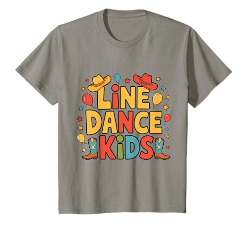 Kinder Line Dance Kinder fröhliche Kinder tanzen T-Shirt Kinder Line Dance Kinder fröhliche Kinder tanzen T-Shirt von Linedance Fröhliche Line Dance Designs für Kinder
