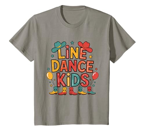 Kinder Line Dance Kinder fröhliche Kinder tanzen T-Shirt Kinder Line Dance Kinder fröhliche Kinder tanzen T-Shirt von Linedance Fröhliche Line Dance Designs für Kinder