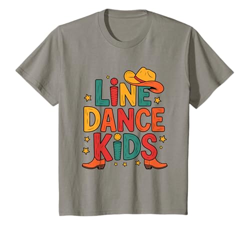 Kinder Line Dance Kinder fröhliche Kinder tanzen T-Shirt Kinder Line Dance Kinder fröhliche Kinder tanzen T-Shirt von Linedance Fröhliche Line Dance Designs für Kinder