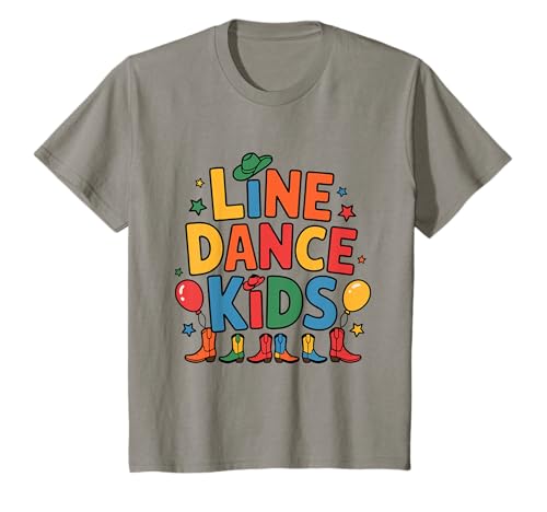 Kinder Line Dance Kinder fröhliche Kinder tanzen T-Shirt Kinder Line Dance Kinder fröhliche Kinder tanzen T-Shirt von Linedance Fröhliche Line Dance Designs für Kinder