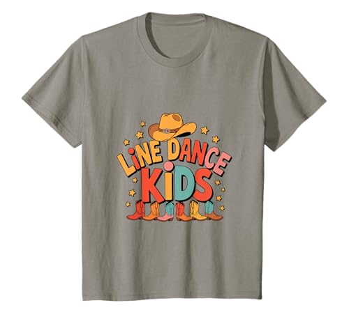 Kinder Line Dance Kinder fröhliche Kinder tanzen T-Shirt Kinder Line Dance Kinder fröhliche Kinder tanzen T-Shirt von Linedance Fröhliche Line Dance Designs für Kinder