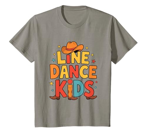 Kinder Line Dance Kinder fröhliche Kinder tanzen T-Shirt Kinder Line Dance Kinder fröhliche Kinder tanzen T-Shirt von Linedance Fröhliche Line Dance Designs für Kinder