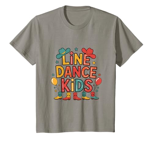 Kinder Line Dance Kinder fröhliche Kinder tanzen T-Shirt Kinder Line Dance Kinder fröhliche Kinder tanzen T-Shirt von Linedance Fröhliche Line Dance Designs für Kinder