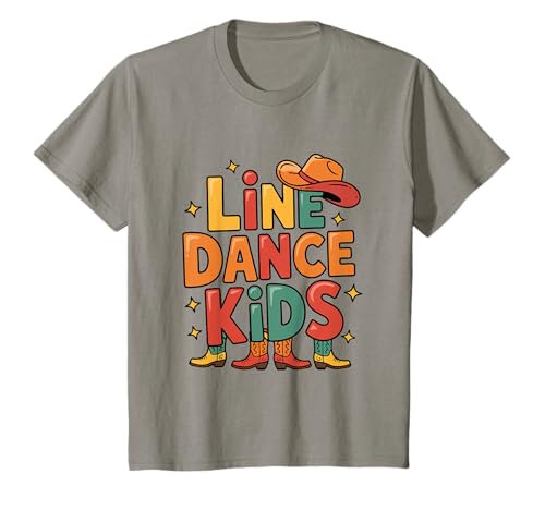 Kinder Line Dance Kinder fröhliche Kinder tanzen T-Shirt Kinder Line Dance Kinder fröhliche Kinder tanzen T-Shirt von Linedance Fröhliche Line Dance Designs für Kinder