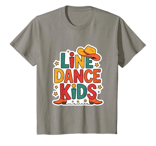 Kinder Line Dance Kinder fröhliche Kinder tanzen T-Shirt Kinder Line Dance Kinder fröhliche Kinder tanzen T-Shirt von Linedance Fröhliche Line Dance Designs für Kinder