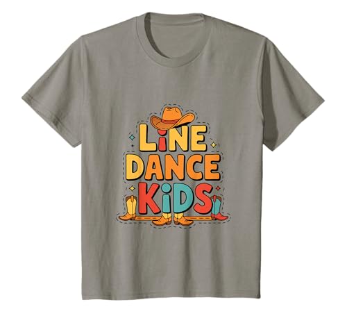 Kinder Line Dance Kinder fröhliche Kinder tanzen T-Shirt Kinder Line Dance Kinder fröhliche Kinder tanzen T-Shirt von Linedance Fröhliche Line Dance Designs für Kinder