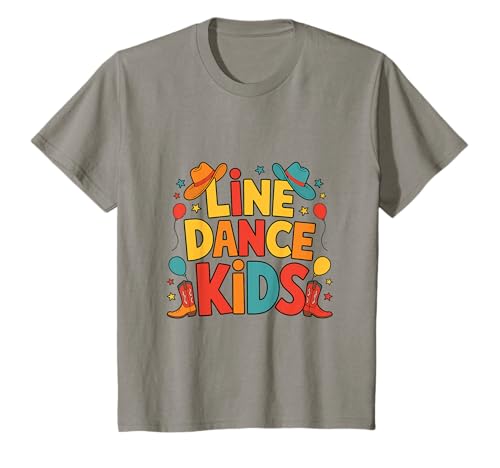 Kinder Line Dance Kinder fröhliche Kinder tanzen T-Shirt Kinder Line Dance Kinder fröhliche Kinder tanzen T-Shirt von Linedance Fröhliche Line Dance Designs für Kinder