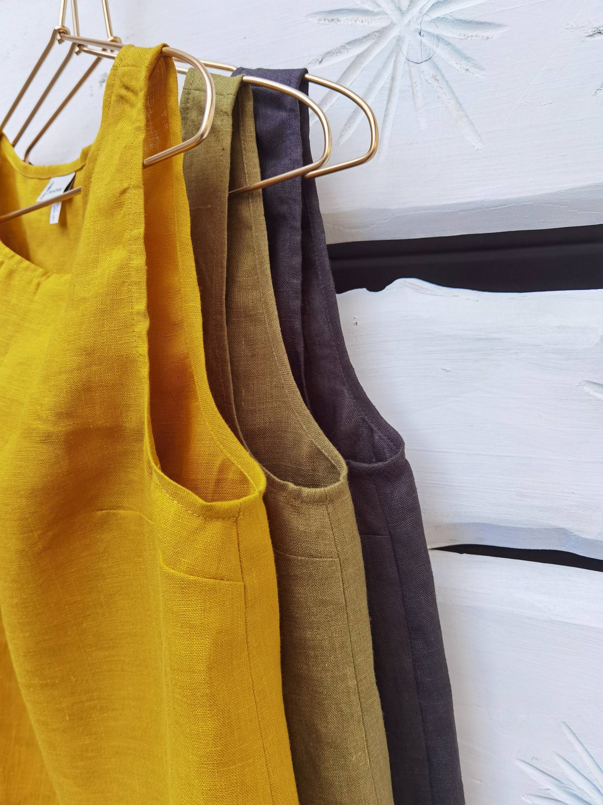 Tanktop | Schwarzes Leinen Top Leinenbluse Lockeres Leinenkleidung Kastiges Damen Kleidung Leinenhemd Bluse Tanktop | Schwarzes Leinen Top Leinenbluse Lockeres Leinenkleidung Kastiges Damen Kleidung Leinenhemd Bluse von LinenAmber